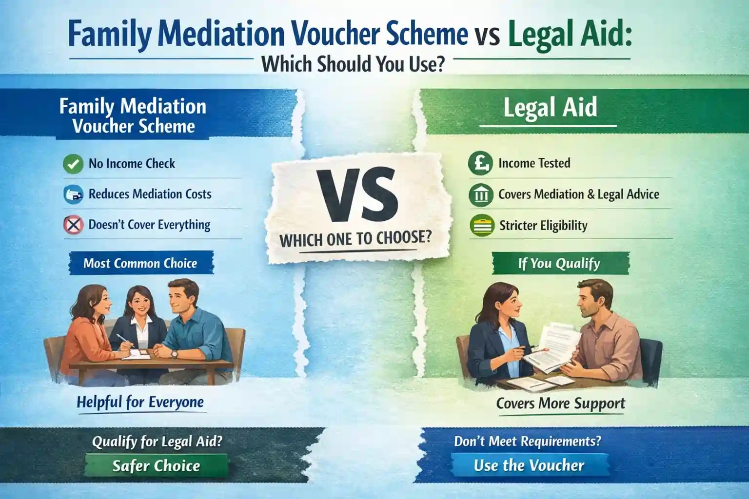 Family Mediation Voucher Scheme vs Legal Aid: Which Should You Use Chelmsford?