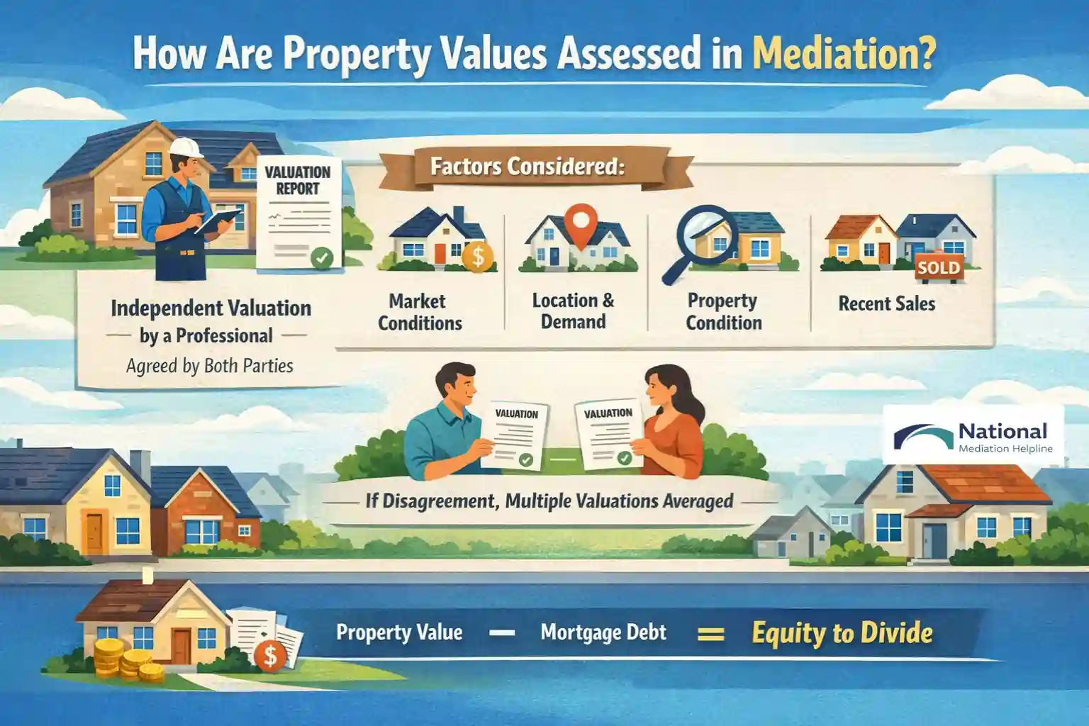 How Are Property Values Assessed in Mediation Chelmsford?