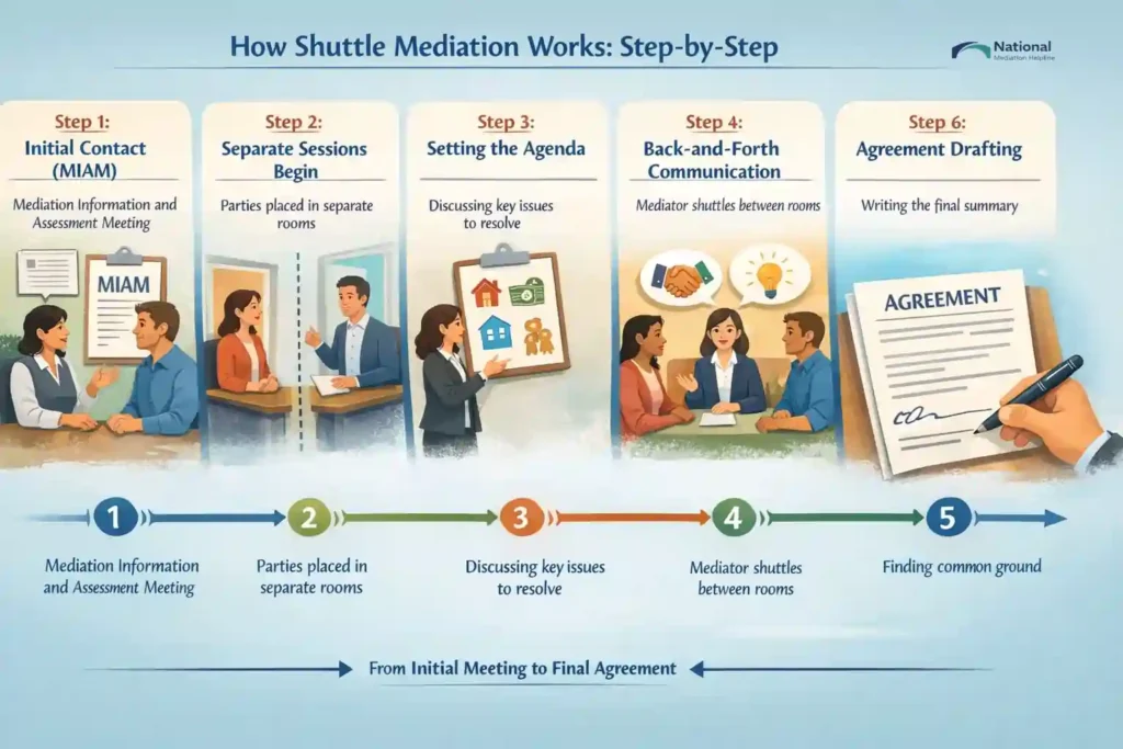 How Shuttle Mediation Works: Step-by-Step Chelmsford