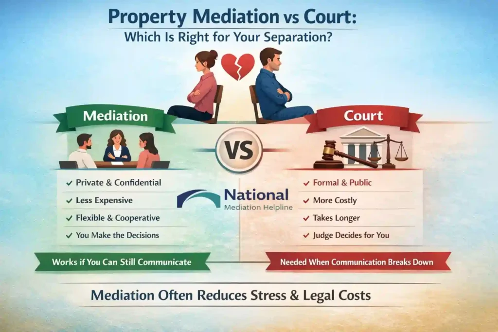 Property Mediation vs Court: Which Is Right for Your Separation Chelmsford?