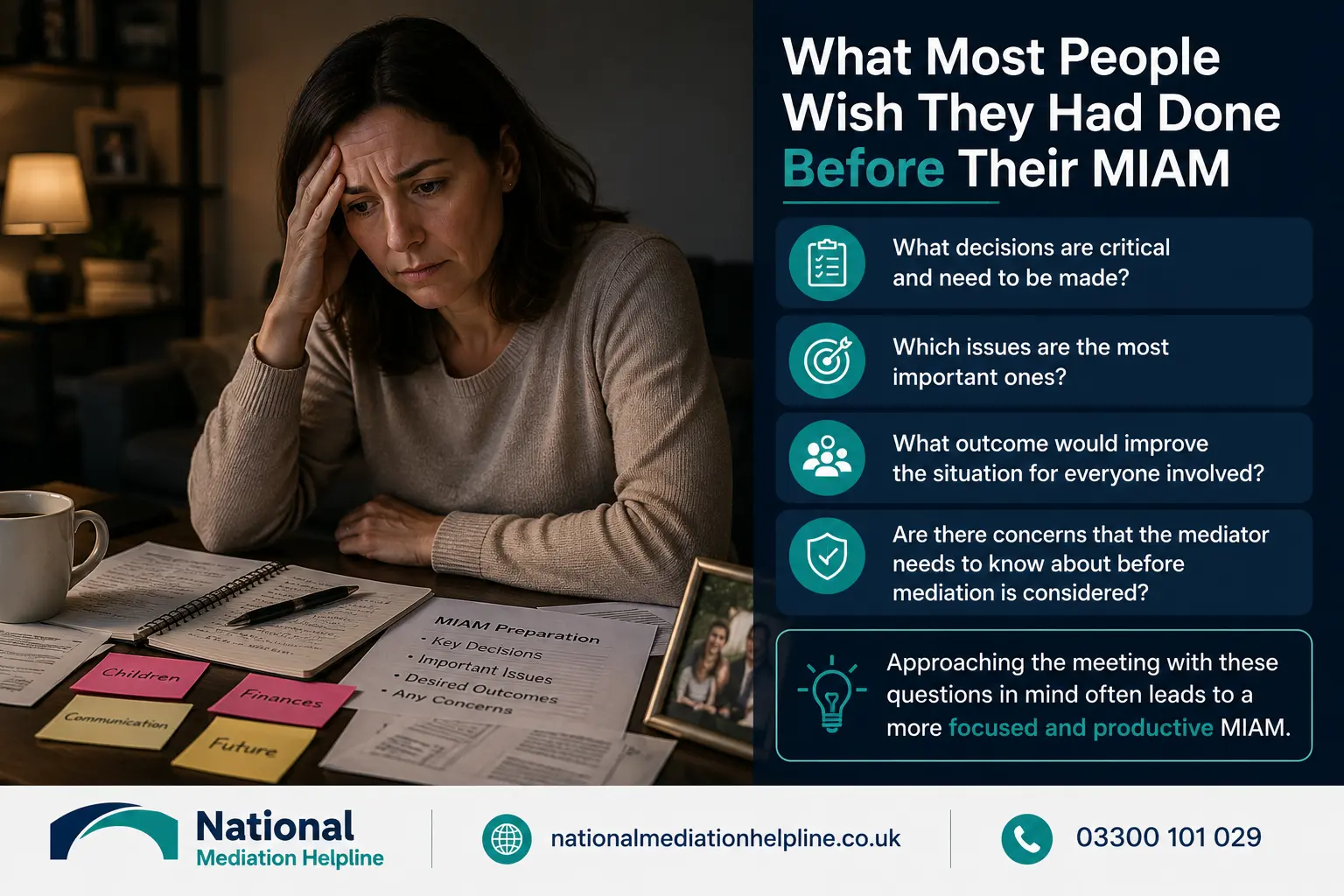 How to prepare for a miam in Chelmsford What most people miss what should they have done before miam