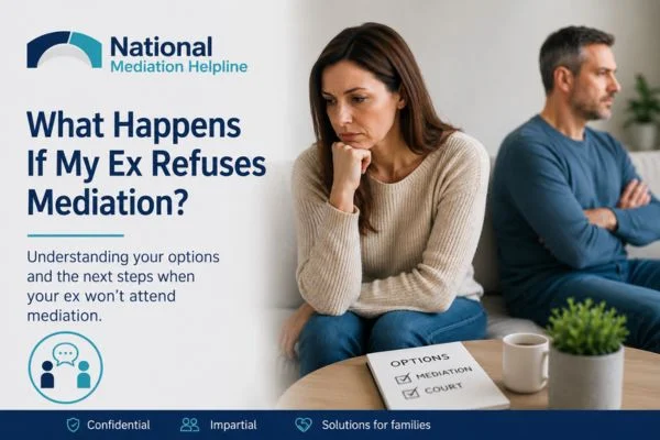 what if my ex refuses mediation Chelmsford?